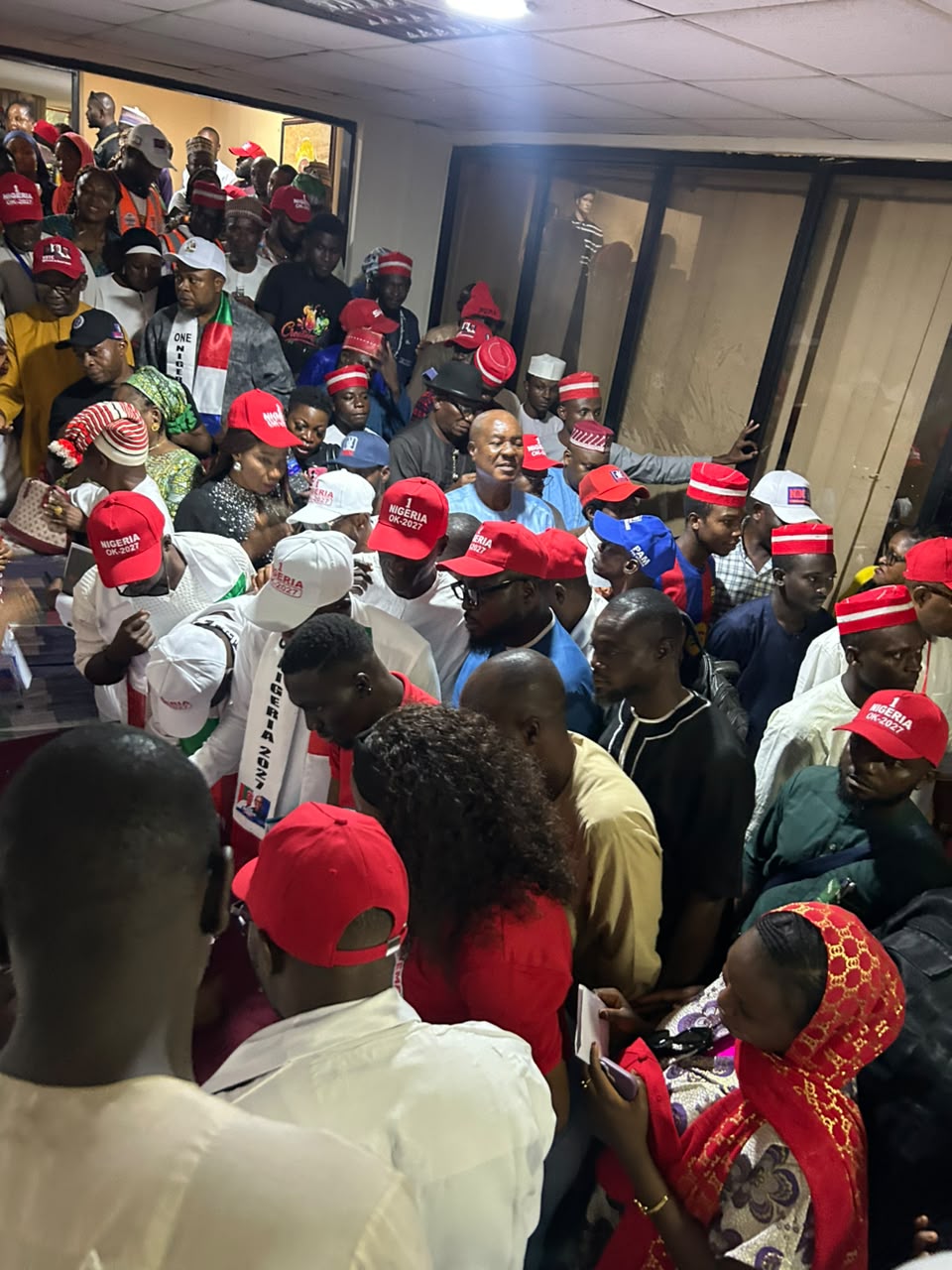 One Nigeria Movement members gathered in Abuja for the inauguration